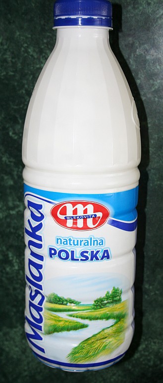ile ma kalorii Maślanka naturalna polska